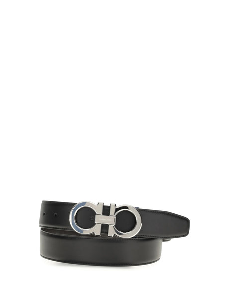 Ferragamo Gancini Belt - Black