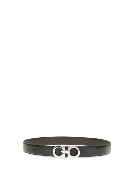 Ferragamo Gancini Belt - Black