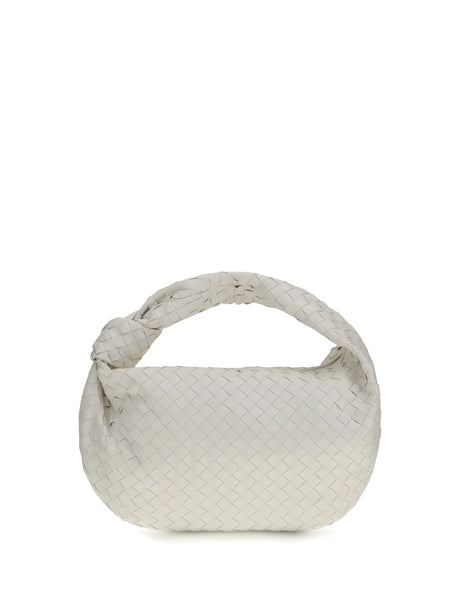 Bottega Veneta Jodie Shoulder Bag - Alabaster-Gold