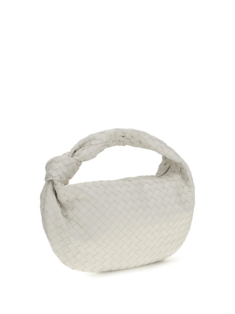Bottega Veneta Jodie Shoulder Bag - Alabaster-Gold