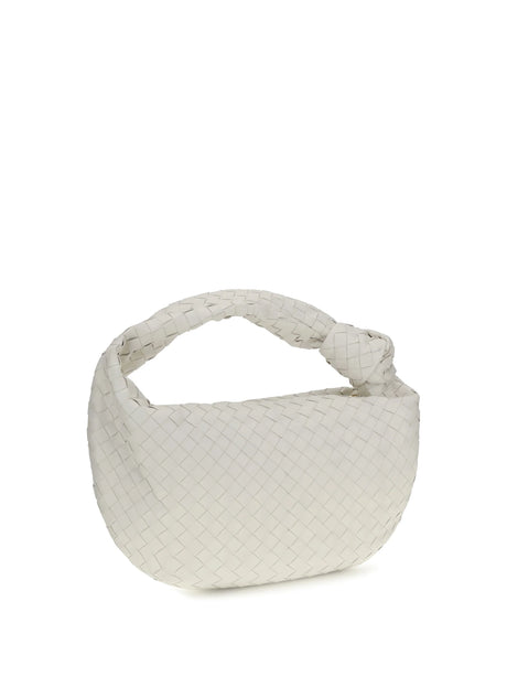 Bottega Veneta Jodie Shoulder Bag - Alabaster-Gold
