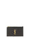 Saint Laurent Leather Cardholder - Black