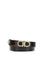 Ferragamo Adjustable and reversible Gancini Belt - Black