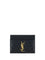 Saint Laurent Lambskin Card Holder - Black