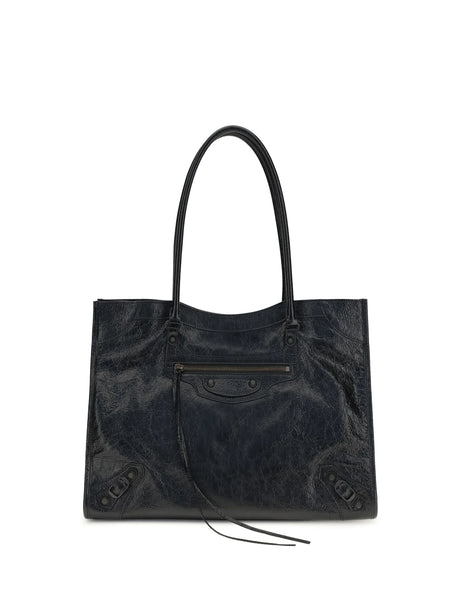 Balenciaga Small Le City Tote Bag - Black