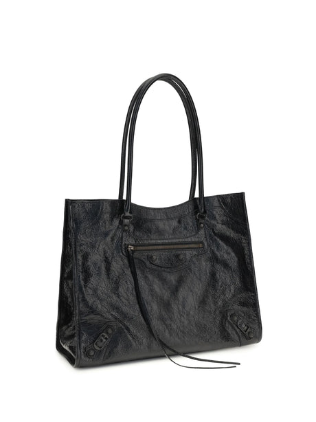 Balenciaga Small Le City Tote Bag - Black