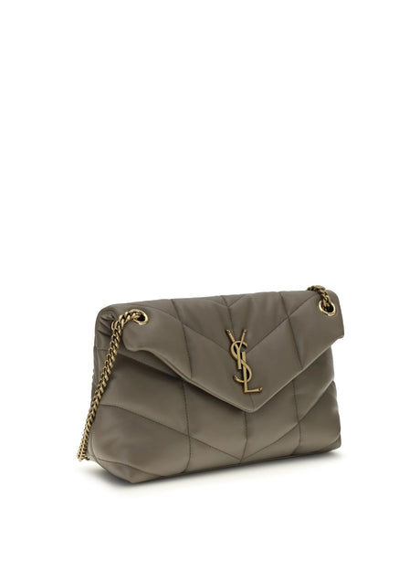 Saint Laurent Puffer Toy Shoulder Bag - Zinc
