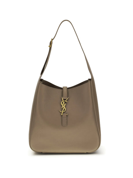 Saint Laurent Le 5 à 7 Shoulder Bag - Lt Cumin