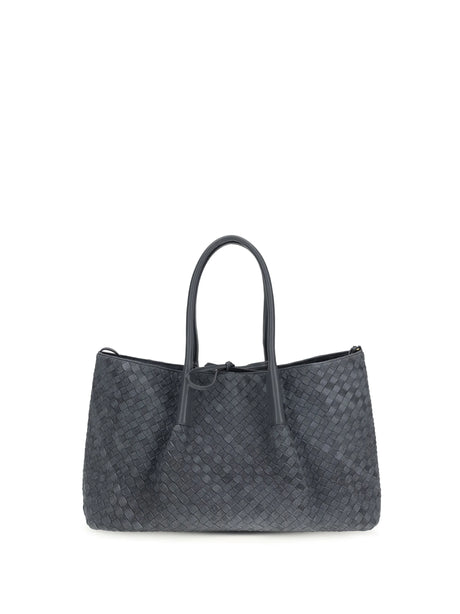 Bottega Veneta Pinacoteca large Shoulder Bag - Cloudy Ind/Gra.M-Mb