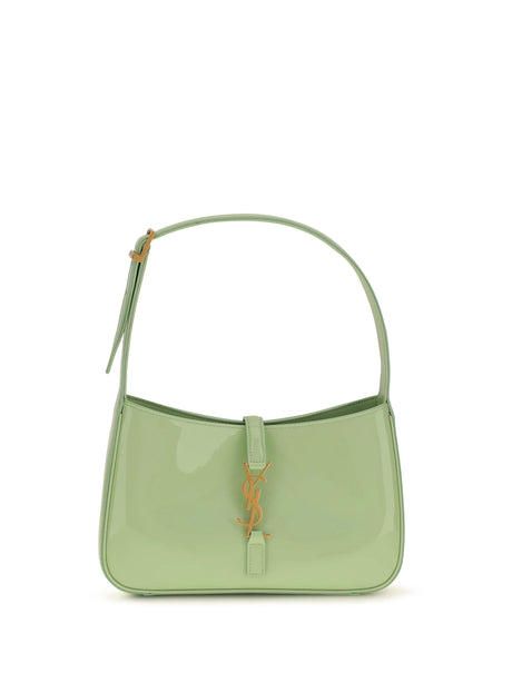 Saint Laurent Leather Shoulder Bag - Acqua