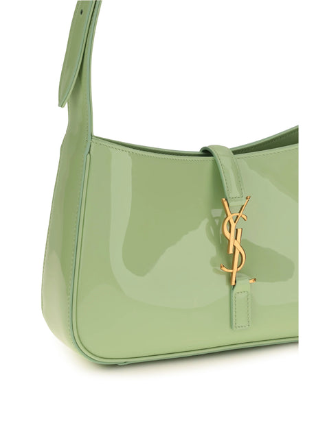 Saint Laurent Leather Shoulder Bag - Acqua