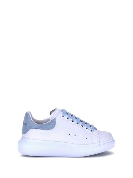 Alexander Mcqueen Leather Sneakers - White/Powder Blue