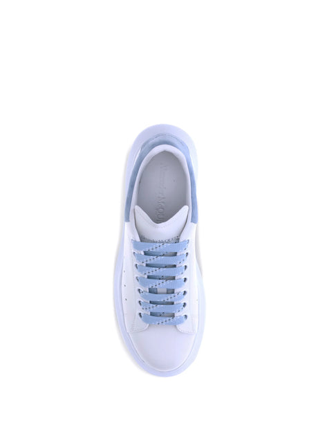 Alexander Mcqueen Leather Sneakers - White/Powder Blue