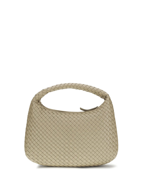 Bottega Veneta Veneta Shoulder Bag - Ecru-Muse Brass