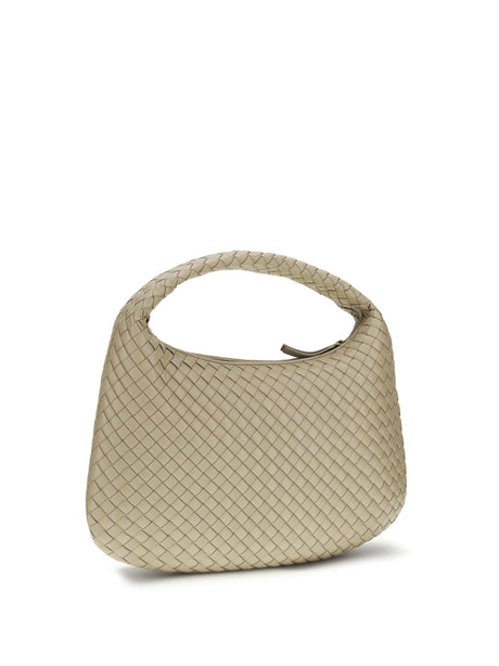 Bottega Veneta Veneta Shoulder Bag - Ecru-Muse Brass