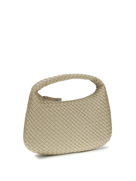 Bottega Veneta Veneta Shoulder Bag - Ecru-Muse Brass