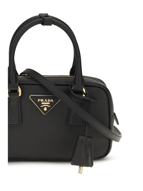 Prada Leather Handbag - Black