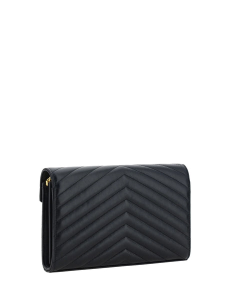 Saint Laurent Monogram Wallet - Black