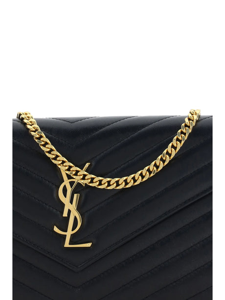 Saint Laurent Monogram Wallet - Black