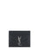 Saint Laurent Leather Cardholder - Black