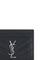 Saint Laurent Leather Cardholder - Black