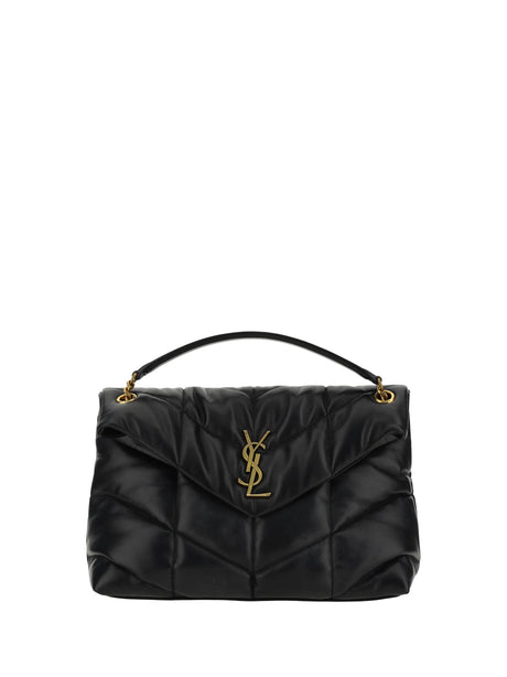 Saint Laurent LouLou Medium leather Shoulder Bag - Black