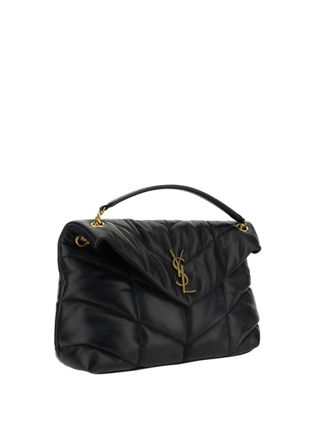 Saint Laurent LouLou Medium leather Shoulder Bag - Black