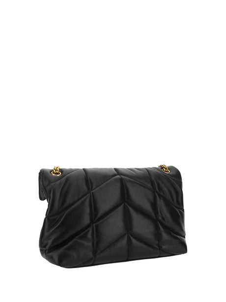Saint Laurent LouLou Medium leather Shoulder Bag - Black