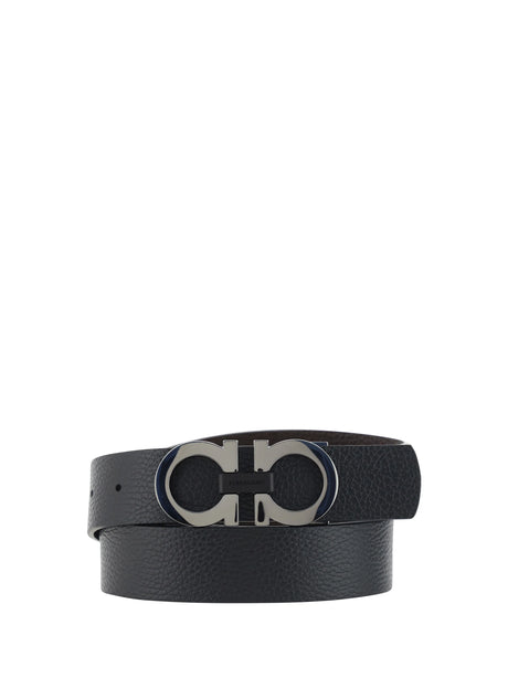 Ferragamo Gancini Belt - Black