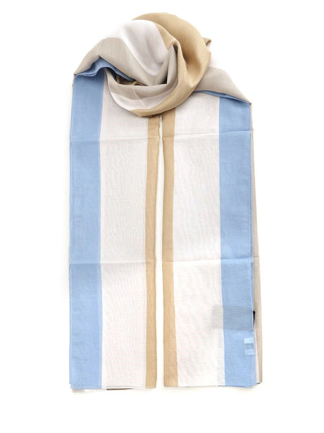 Saint Laurent Cotton And Silk Scarf - Multi