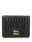Miu Miu Matelasse Wallet - Gold