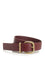 Bottega Veneta Coaxial Belt With Loop - Bordeaux