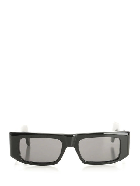 Valentino Garavani Rectangular Acetate Glasses - Black