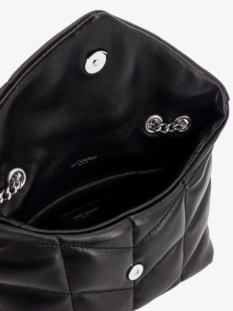 Saint Laurent Loulou Puffer Toy matelassé leather crossbody bag - Nero