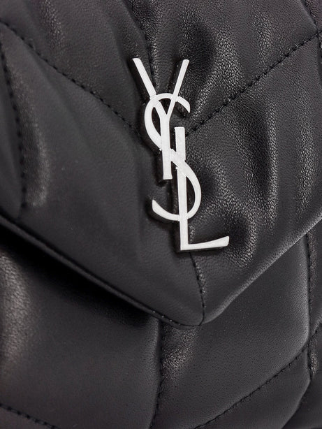 Saint Laurent Loulou Puffer Toy matelassé leather crossbody bag - Nero