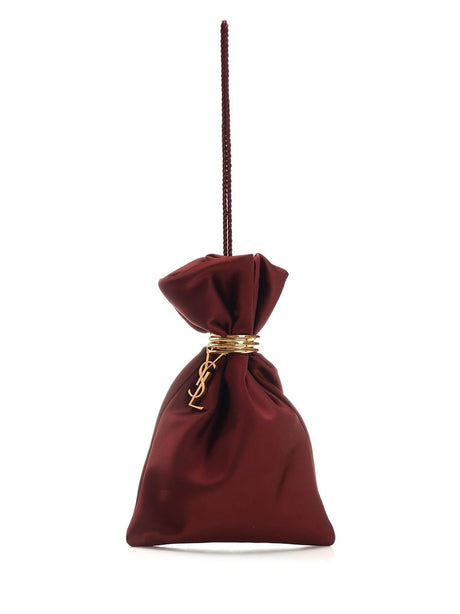 Saint Laurent Evening Clutch - Bordeaux