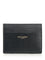 Saint Laurent Card Holder With Saint Laurent Paris Signature - Black