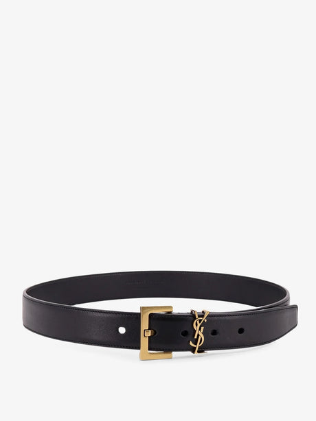 Saint Laurent Leather belt - Nero