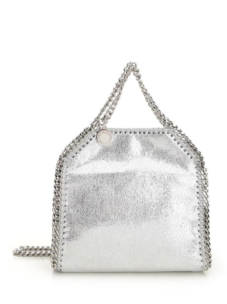 Stella Mccartney Falabella Mini Silver Tote Bag
