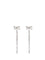 Self-Portrait Bow Earrings - Silver