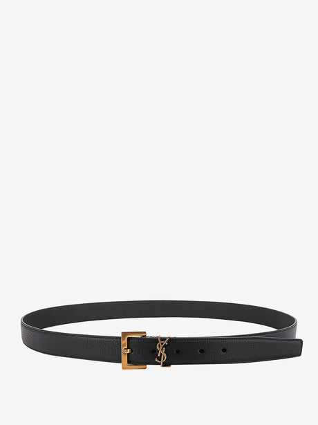Saint Laurent Leather belt - Nero