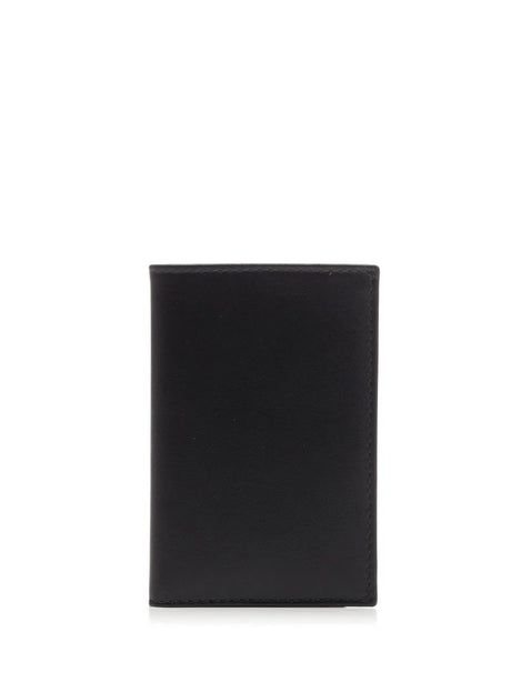 Comme Des Garcons Wallet Black Leather Wallet