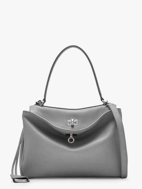 Balenciaga Rodeo leather crossbody bag - Cloud Grey