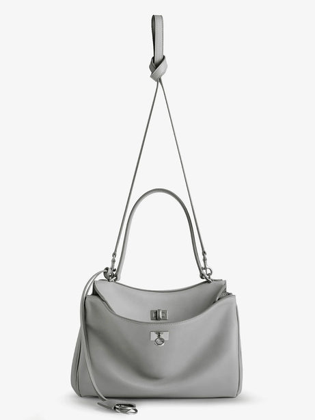 Balenciaga Rodeo leather crossbody bag - Cloud Grey