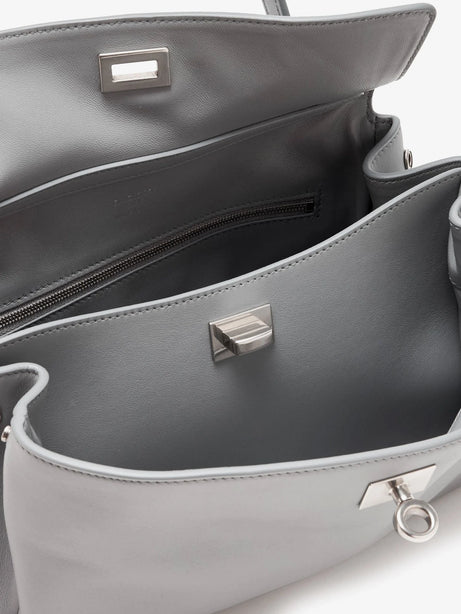 Balenciaga Rodeo leather crossbody bag - Cloud Grey