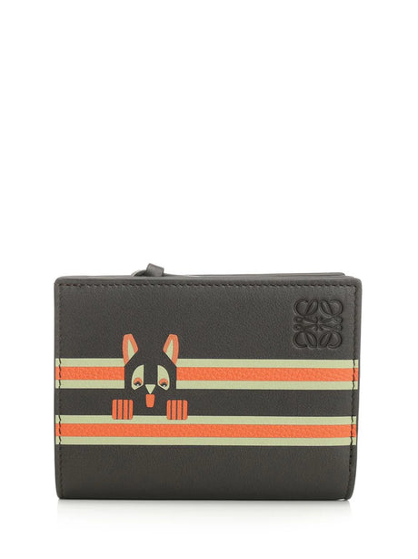 Loewe Futurist Cat Compact Wallet - Multi