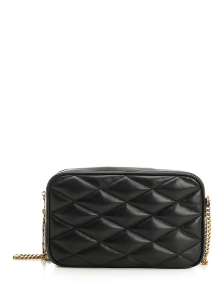 Saint Laurent Quilted Leather Camera Bag - Black
