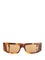 Valentino Garavani Rectangular Acetate Glasses - Brown
