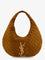 Saint Laurent Icare Hobo suede handbag - Orange Caramel Cogn