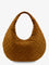 Saint Laurent Icare Hobo suede handbag - Orange Caramel Cogn